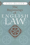 Cover: The Beginnings of English Law - University of Toronto Press