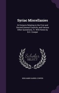 Cover: Syriac Miscellanies - Palala Press
