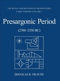 Cover: Presargonic Period - University of Toronto Press