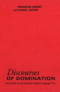 Enlarge image Cover: Discourses of Domination - University of Toronto Press