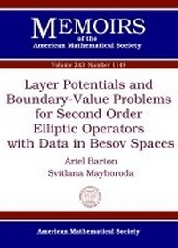 Enlarge image Cover: Layer Potentials and Boundary-Value Problems for Second Order Elliptic Operators with Data in Besov Spaces - American Mathematical Society