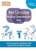Cover: New Curriculum Reading Comprehension Tests Year 1 - Rising Stars UK Ltd