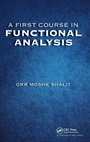 Cover: A First Course in Functional Analysis - Chapman & Hall/CRC