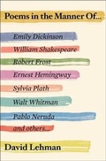Cover: Poems in the Manner Of - Scribner