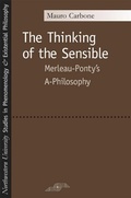Cover: The Thinking of the Sensible - Northwestern University Press
