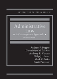 Enlarge image Cover: Administrative Law - West Academic Press