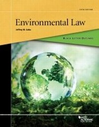 Bild: Black Letter Outline on Environmental Law - West Academic Press