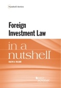 Cover: Foreign Investment Law in a Nutshell - LEG Inc. (dba West Academic Publishing