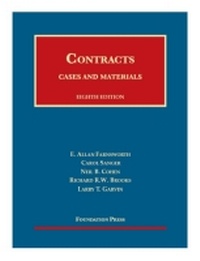 Abbildung von: Cases and Materials on Contracts - Casebook Plus - LEG Inc. (dba West Academic Publishing
