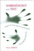 Cover: Narratology and Text - University of Toronto Press