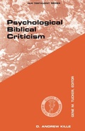 Cover: Psychological Biblical Criticism - Augsburg Fortress