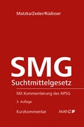 Cover: Suchtmittelgesetz - SMG - Manz