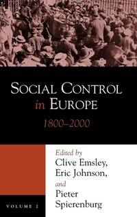 Enlarge image Cover: Social Control in Europe, 1800-2000 - Ohio State University Press