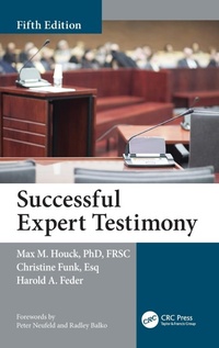 Abbildung von: Successful Expert Testimony - CRC Press