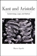 Cover: Kant and Aristotle - De Gruyter