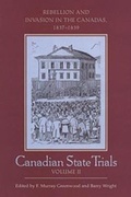 Cover: Canadian State Trials, Volume II - University of Toronto Press