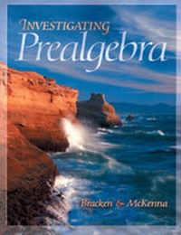 Enlarge image Cover: Investigating Prealgebra - Brooks/Cole