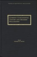 Cover: Current Continental Thought and Modern Philosophy - Northwestern University Press