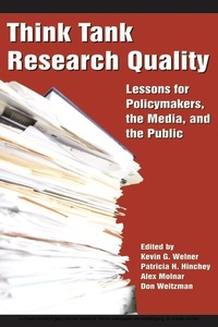 Enlarge image Cover: Think Tank Research Quality - Information Age Publishing