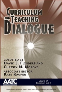 Enlarge image Cover: Curriculum and Teaching Dialogue - Information Age Publishing