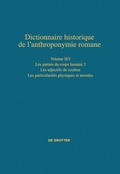 Cover: Les parties du corps humain 2 - Les particularit&eacute;s physiques et morales - De Gruyter