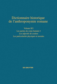 Abbildung von: Les parties du corps humain 2 - Les particularités physiques et morales - De Gruyter