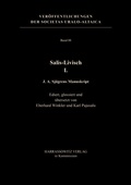 Cover: Salis-Livisch I. - Harrassowitz Verlag