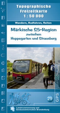 Abbildung von: Märkische S5-Region zwischen Hoppegarten und Strausberg - Landesvermessung und Geobasisinformation Brandenburg