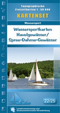 Abbildung von: Set Wassersportkarten Havelgewässer/Spree-Dahme-Gewässer - Landesvermessung und Geobasisinformation Brandenburg