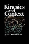 Cover: Kinesics and Context - University of Pennsylvania Press