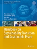 Cover: Handbook on Sustainability Transition and Sustainable Peace - Springer