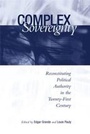 Cover: Complex Sovereignty - University of Toronto Press