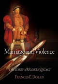 Cover: Marriage and Violence - University of Pennsylvania Press