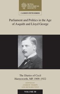 Cover: Parliament and Politics in the Age of Asquith and Lloyd George - Cambridge University Press