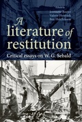 Cover: A Literature of Restitution - Manchester University Press