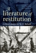 Cover: A Literature of Restitution - Manchester University Press
