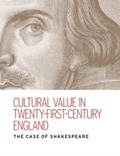 Cover: Cultural Value in Twenty-First-Century England - Manchester University Press