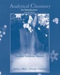 Cover: Student Solutions Manual for Skoog et al's Analytical Chemistry: An Introduction, 7th - Wadsworth Publishing Co Inc