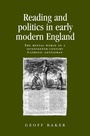 Cover: Reading and Politics in Early Modern England - Manchester University Press