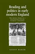 Cover: Reading and Politics in Early Modern England - Manchester University Press