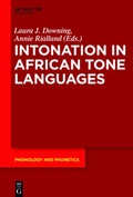 Cover: Intonation in African Tone Languages - De Gruyter Mouton