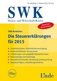 Abbildung von: Die Steuererklärungen für 2015 - Linde