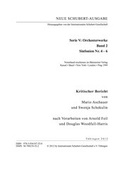 Cover: Neue Schubert-Ausgabe. Kritische Berichte / Orchesterwerke / Sinfonien Nr. 4-6 - Internationale Schubert-Gesellschaft