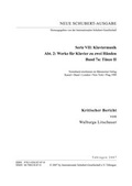 Cover: Neue Schubert-Ausgabe. Kritische Berichte / Werke f&uuml;r Klavier zu zwei H&auml;nden / T&auml;nze II - Internationale Schubert-Gesellschaft