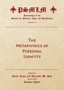 Cover: Metaphysics of Personal Identity - Cambridge Scholars Publishing
