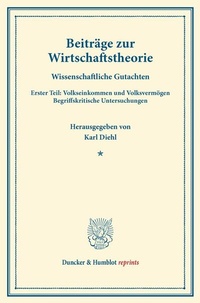 Abbildung von: Beiträge zur Wirtschaftstheorie - Duncker & Humblot