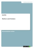 Cover: Mythos und Denken - Grin Verlag