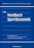 Cover: Handbuch Sport&ouml;konomik - Hofmann-Verlag