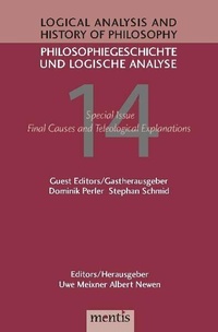Enlarge image Cover: Final Causes and Teleological Explanation - Brill Deutschland