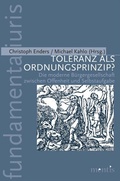 Cover: Toleranz als Ordnungsprinzip? - Brill Deutschland